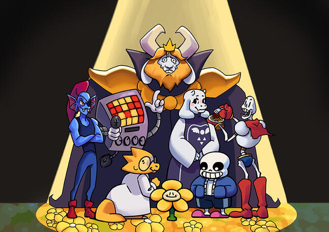 Undertale's 10th anniversary artwork